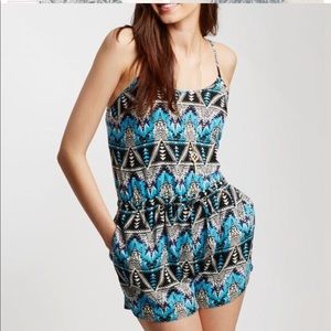 Bethany Mota Tribal Print Romper